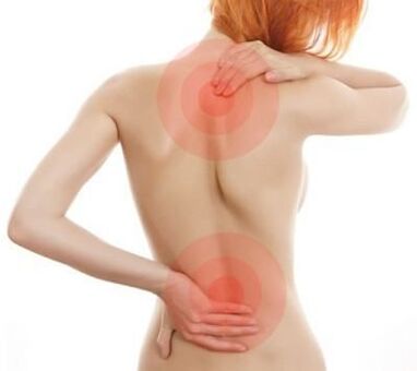 sakit punggung dengan osteochondrosis