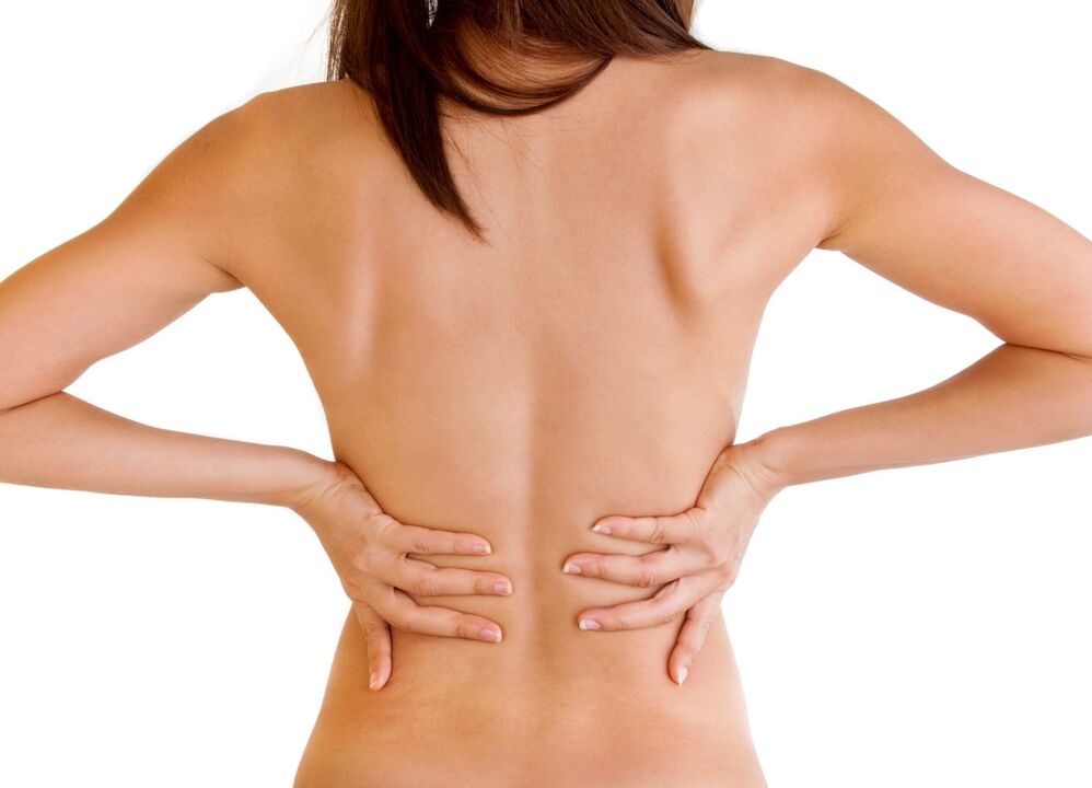 sakit punggung dengan osteochondrosis di daerah toraks