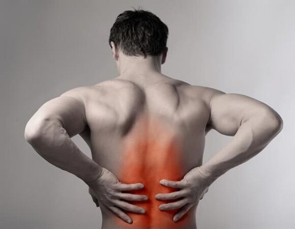 sakit punggung akibat osteochondrosis tulang belakang